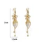 pearl drop earrings for women